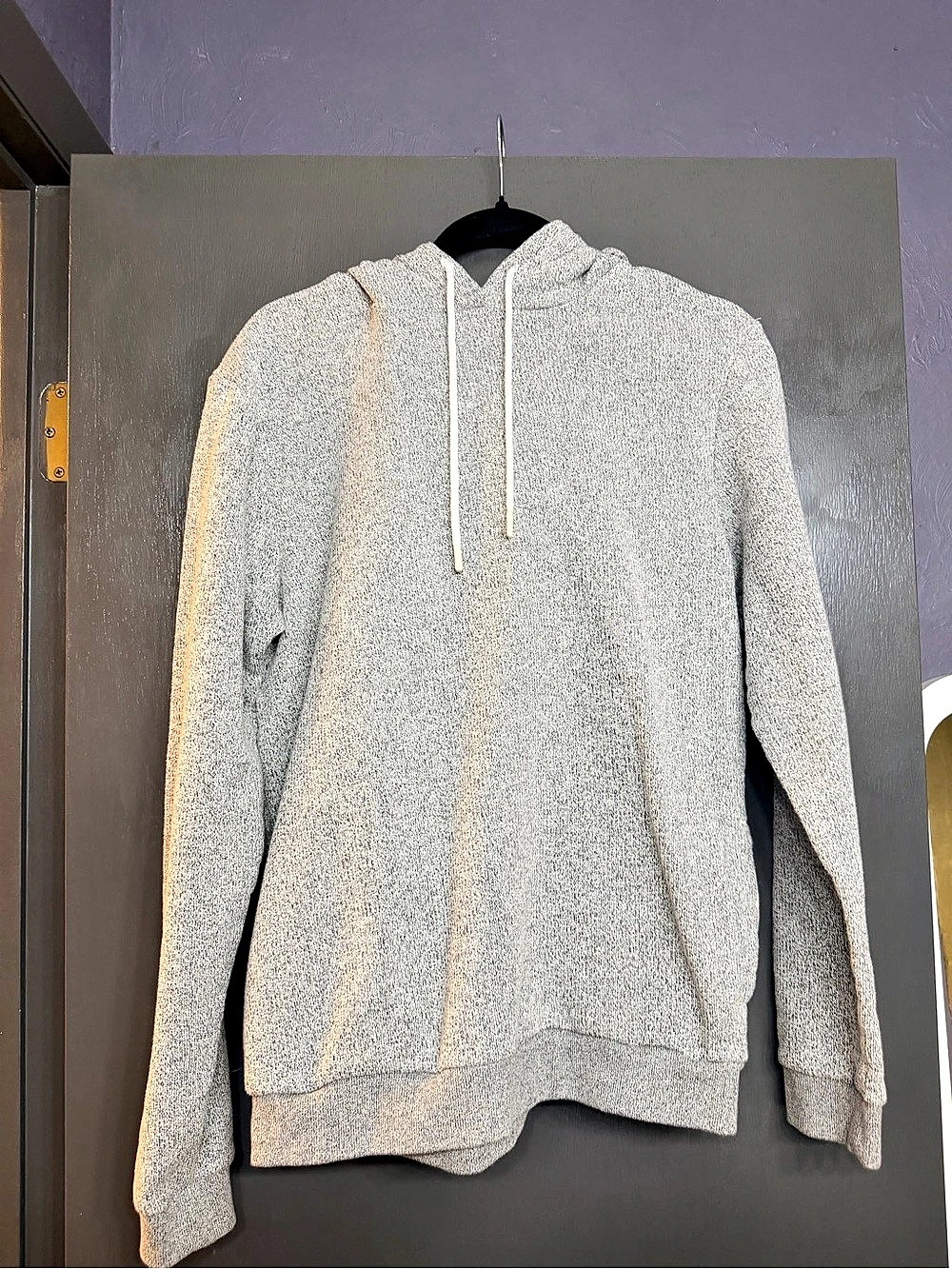 Gray & White Pullover Hoodie Like New